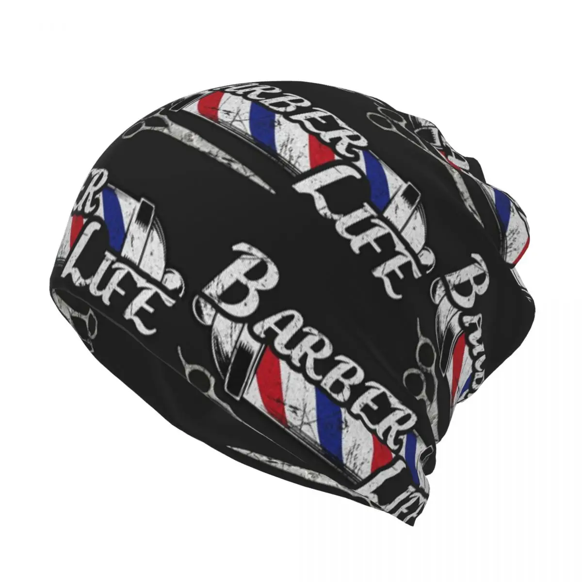 Barber Shop Sign Entrance Bandana, Halstuch, Wickelschal, Mehrzweck-Stirnband, Mützen, Hut für Männer, Frauen, Erwachsene, atmungsaktiv