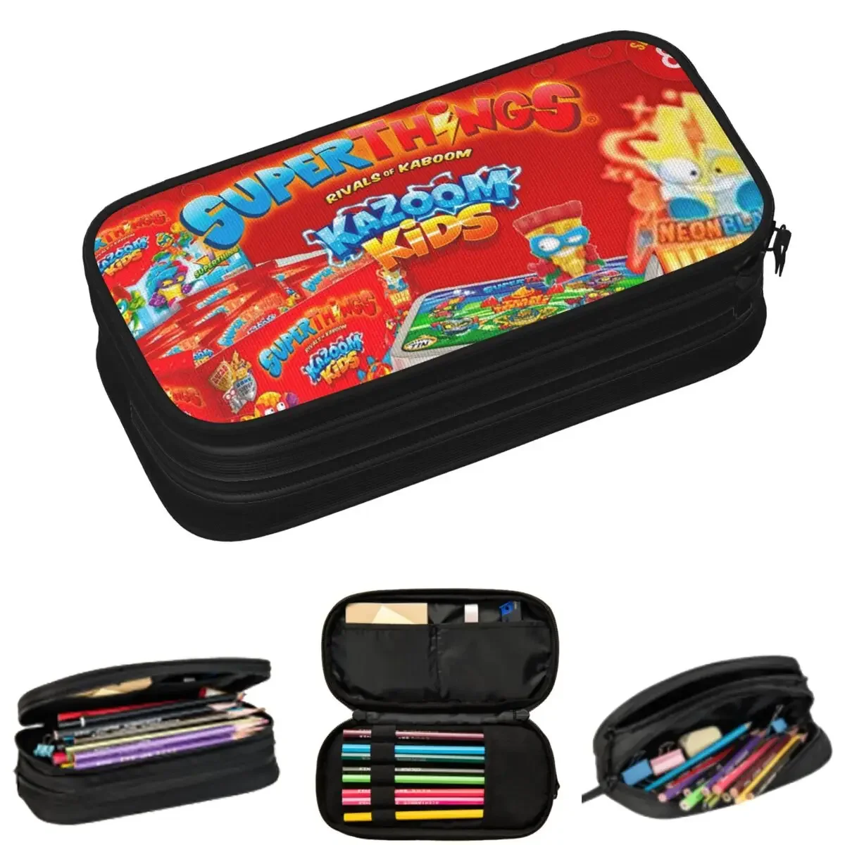 

Superthings Pencil Cases for Student Gifts Pen Box Pencil Bag Large Capacity Pencil Pouch Storage Stationery Supplies