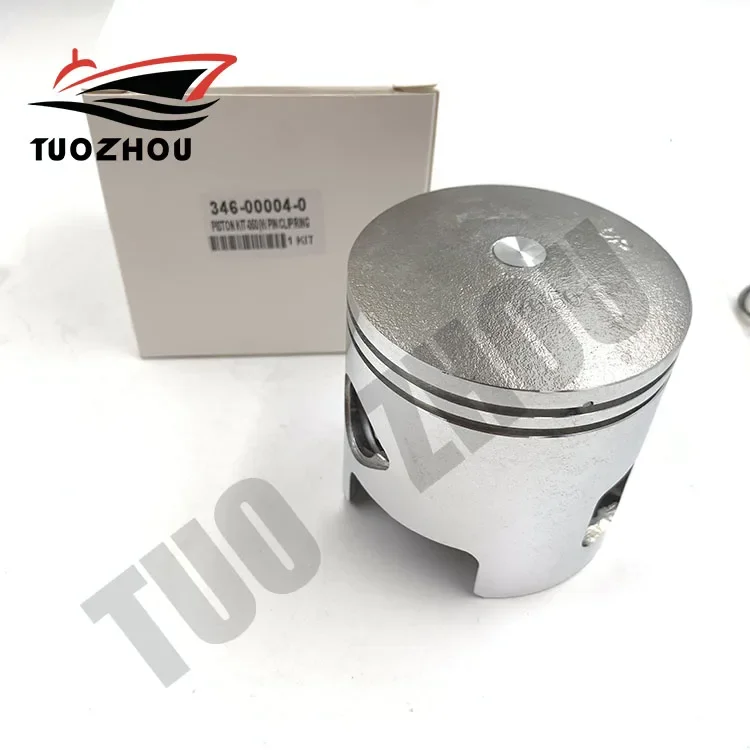 TOHATSU-Kit de piston avec segment de piston, hors-bord 346 HP, 00004mm, 0.5mm, 25/30mm, 0.50mm, 346mm, 00004mm, 68.5mm