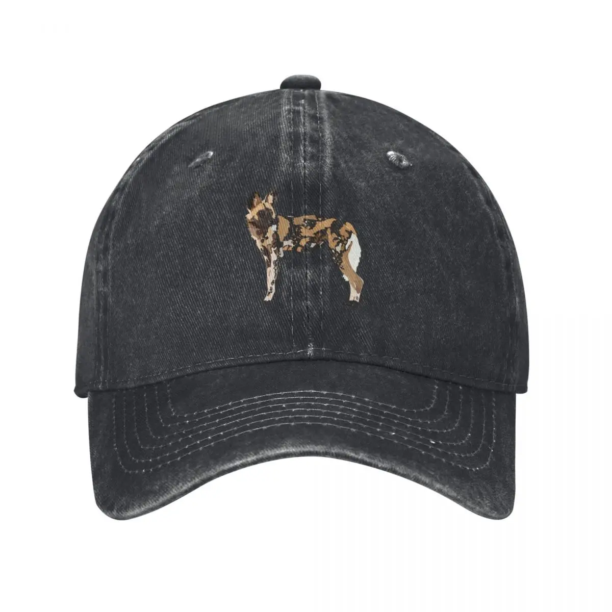 P is for Painted Dog Baseball Cap Visor Kids Hat birthday black Mens Women's