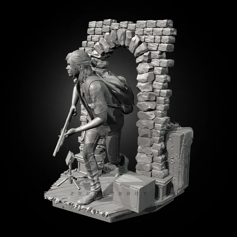 

38mm 50mm 75mm Resin Model Figure Survival Game Gk Micro Miniature 3d Printed White Model Toy Unassembled And Unpainted Kit