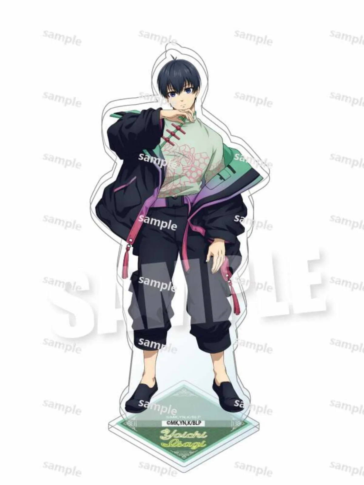 Anime BLUE LOCK Rin Itoshi Nagi Seishiro Acrylic Cosplay Standing Plate Cartoon Mould Parts Stand Figure Ornament Xmas Gift