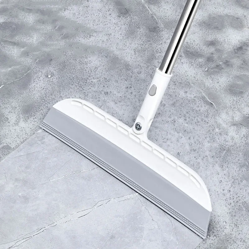

Soft head ground wiper household bathroom wipe Magic Broom retractable wiper scraper sweep Without broom wire light and hangable