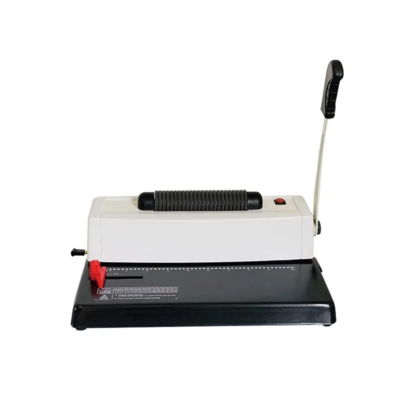 Professional Single Coil Binding Machine Electric Paper Punch Book Binder for Finance Accounting Office Documents Text Bills