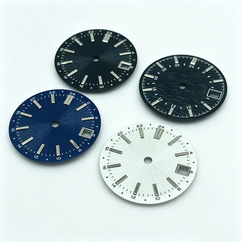28.5mm NH35 Watch Dial Radiating Pattern Modified Mechanical Watch Faces for NH34 NH35 Movement Watch Accessories
