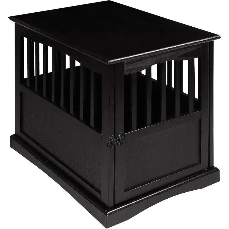 Home Wooden Indoor Dog Crate House Kennel Nightstand Nightstand Furniture Can Be Latched for Small To Medium Pets