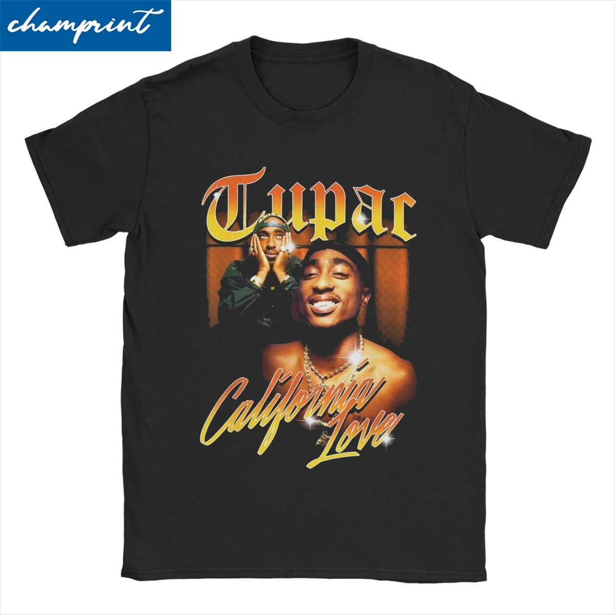 Men Women's 2Pac Tupacs Love Rapper California T Shirt Music Cotton Clothes Funny Short Sleeve Crew Neck Tees Gift T-Shirts