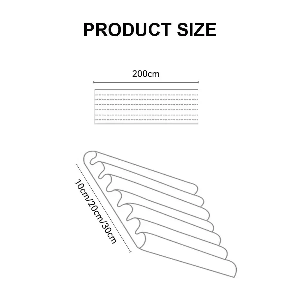 New 2m Desk Edge Guard Strip Self Adhesive Baby Safety Wall Corner Protector Soft Thickend Foam Bumper for Window Sill Bedside