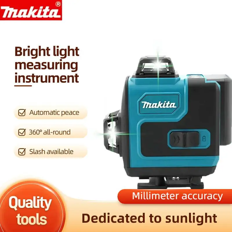 Makita 3D/4D 360° Green Laser Level: High Precision Horizont