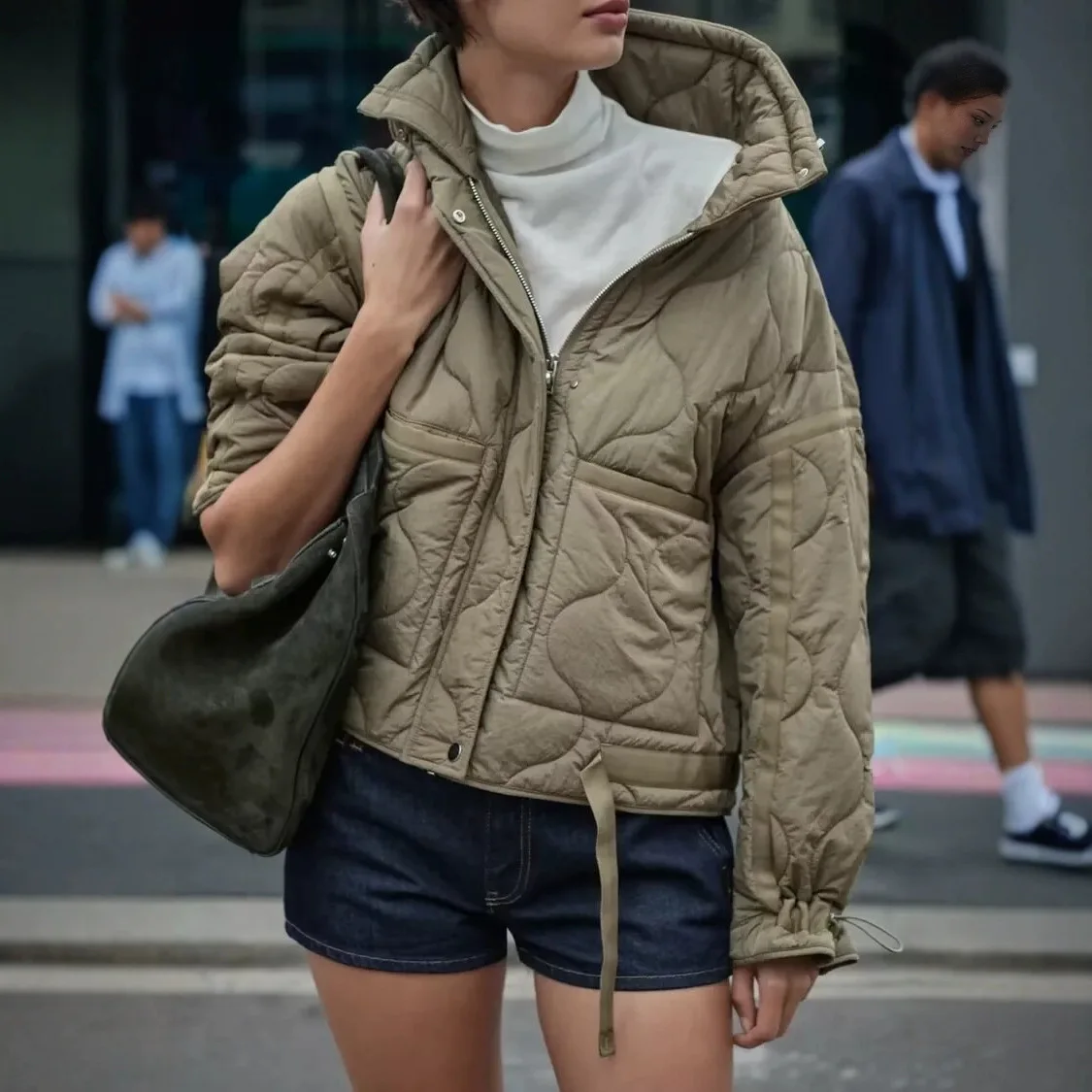 

Осень-зима, Новое поступление, женское свободное универсальное теплое длинное хлопковое пальто Sve, удобное пальто для поездок на работу, обычное