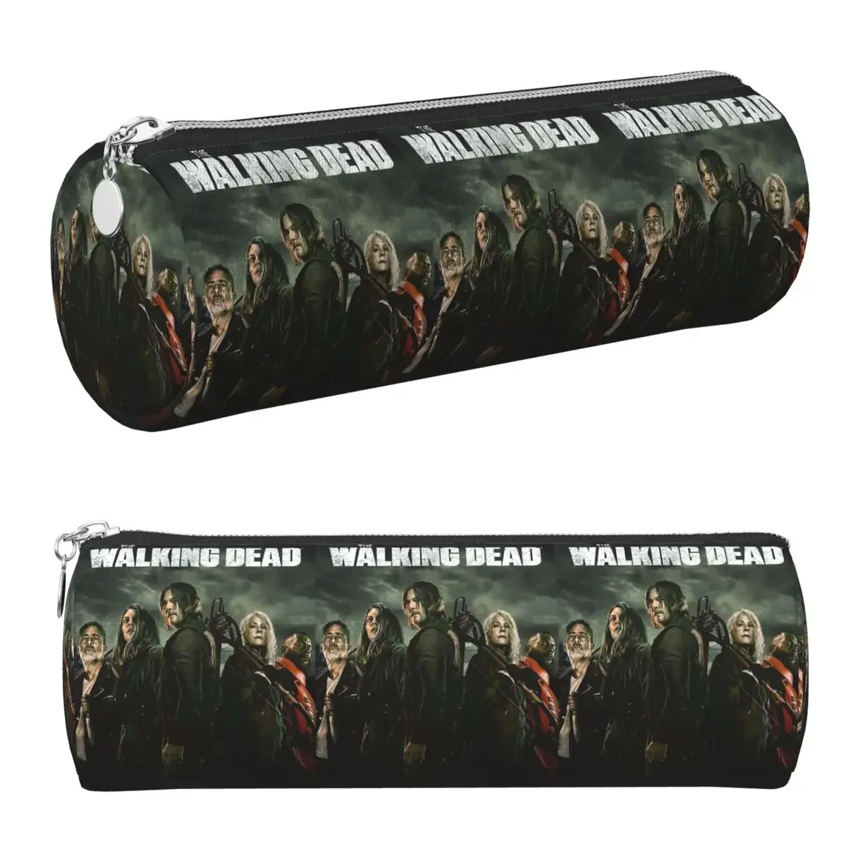 The Walking Dead Gaming Games Pencil Cases Pencil Pouch Cylinder Pen Box Pencil Bag for Students Gifts