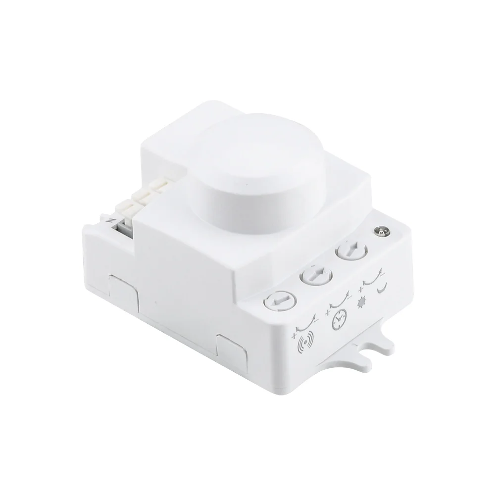 TDL-1912 Microondas Radar Sensor Interruptor AC 85-250V Microondas Indução Automática Interruptor Inteligente Presença Humana Sensor de Movimento