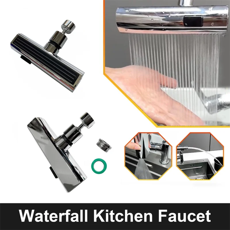 Kitchen Faucet Waterfall Stream Sprayer Head Sprayer Filter Diffuser Water Saving Nozzle Faucet Connector Mixers Tap Accessorie