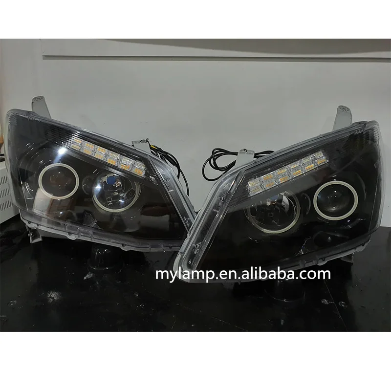 Brand New Set Of Aftermarket Headlights To Suit Halogen Type For ISUZU DMAX 2012-2015 Fitted With