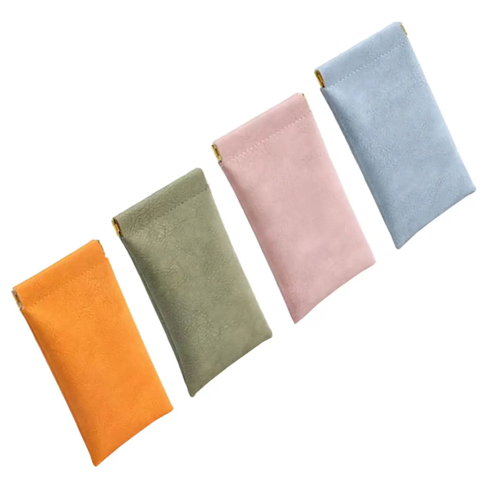 

4Pcs Sunglasses Bags Soft Glasses Pouches Travel Eyeglass Organizer Protective Case Portable Sunglasses Case Glasses Bag