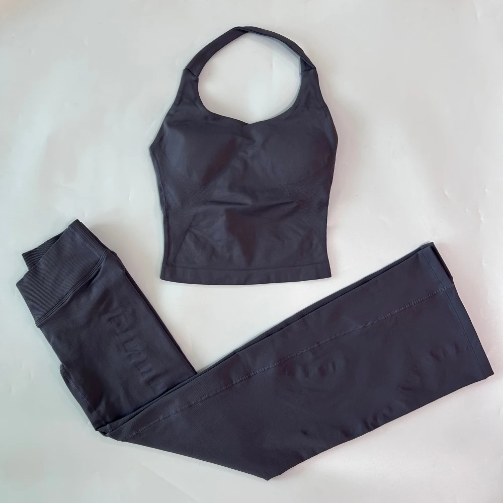 Pericic 2-teiliges Set mit ausgestellten Leggings, Damen Gym Tanktops, Trainingsanzug, Fitnesskleidung, Workout-Set, Gym-Outfit, Yoga-Set – Detail 15