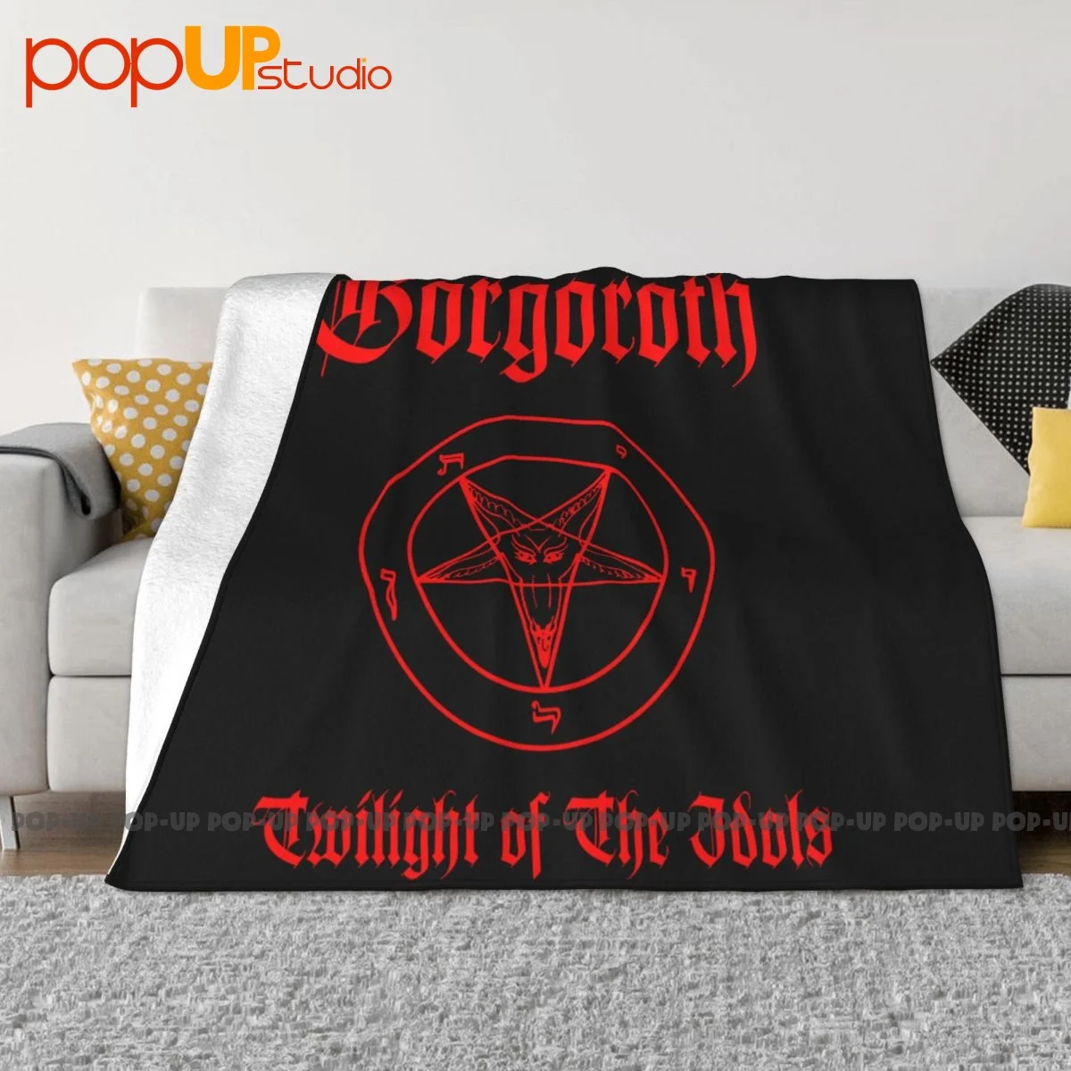 Gorgoroth Dimmu Borgir. Morbid Angel Blanket Plush Fashion Comfortable Skin Friendly Camping Blanket