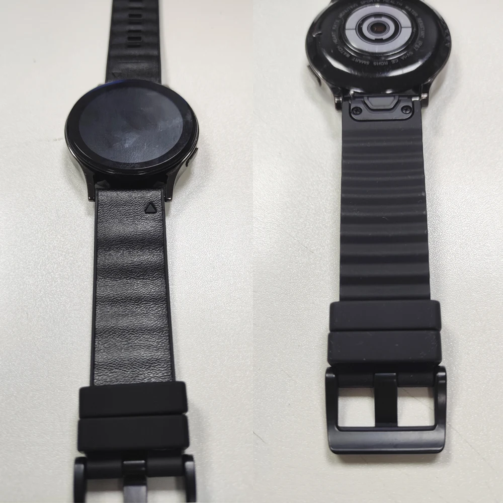 QuickFit 22 26 مللي متر حزام ل Garmin Epix Gen 2 جلد + سيليكون الفرقة Fenix 8 7 7XPro 47 51 مللي متر 5XPlus 6X 6 إندورو سوار حزام الساعات