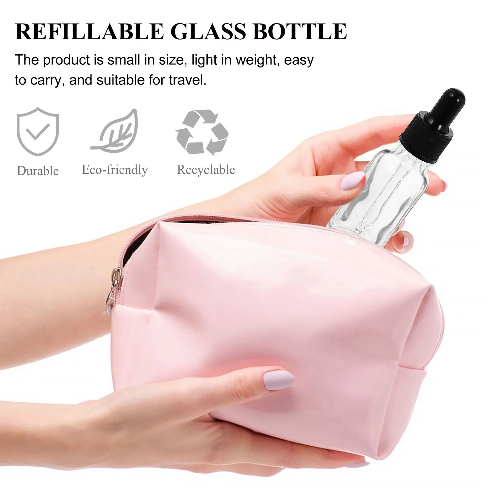 

10 Pcs Aromatherapy Essential Oils Perfume Bottle Droplet Bottles Glass with Dropper for