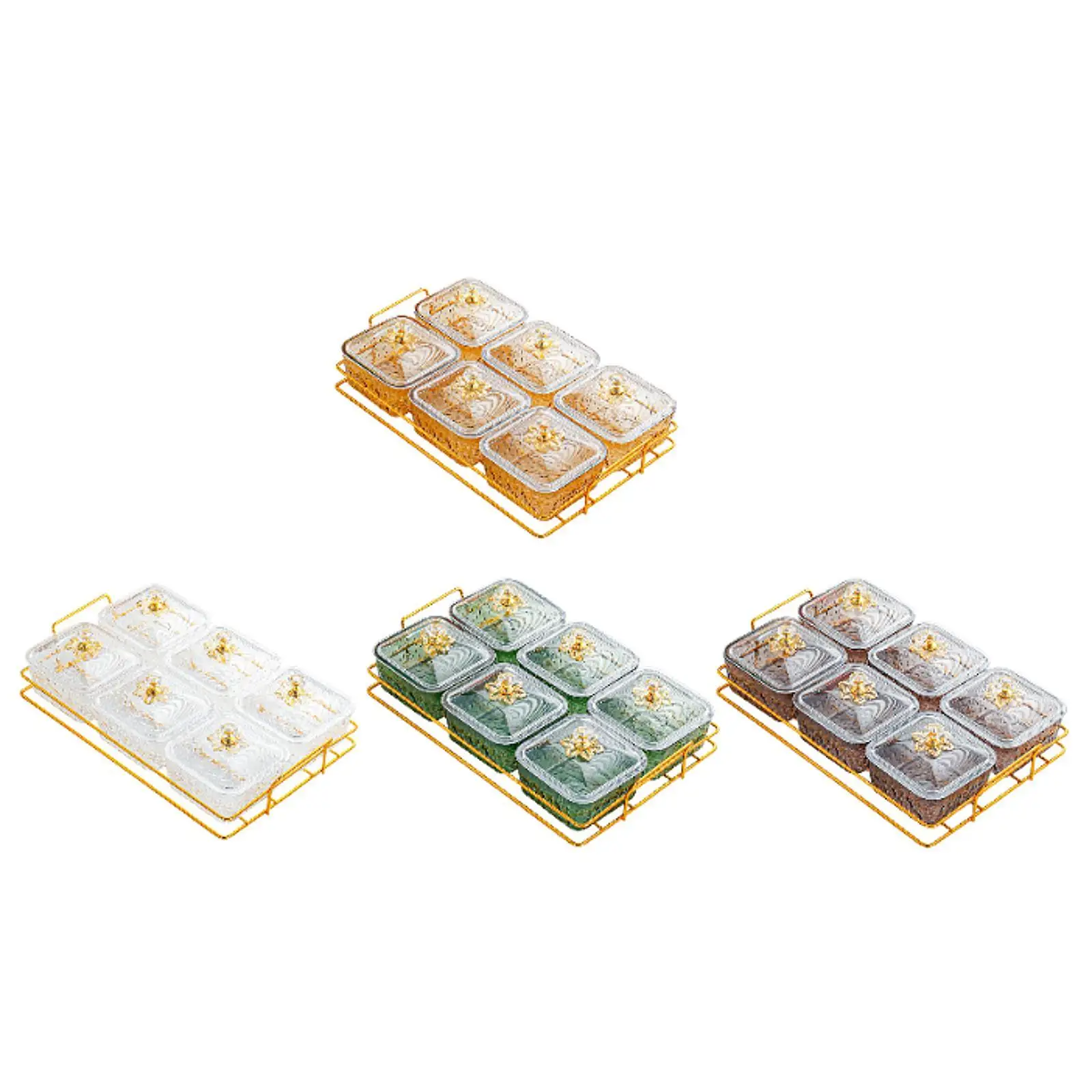 

Тарілка с фруктами, контейнер для хранения, поднос для закусок с крышкой, съемные сервировочные блюда, сервировочный поднос для десертных закусок и овощей