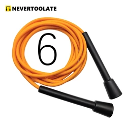 NEVERTOOLATE factory price speed skip rope longer 3.2 meters 10.5ft 150 gram long cord PVC fitness crossfit 6mm  good quality