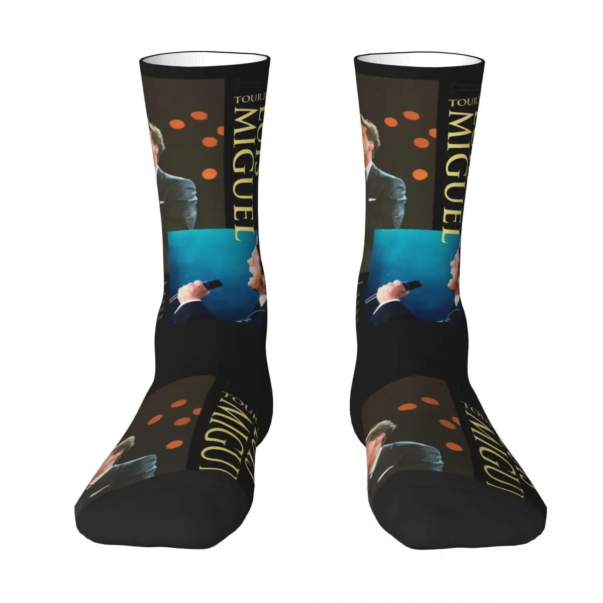 Women Men Socks Luis Miguel Tour 2024 Mexican Singer El Sol De Mexico Stockings Autumn Vintage Socks Climbing Anti Slip Socks