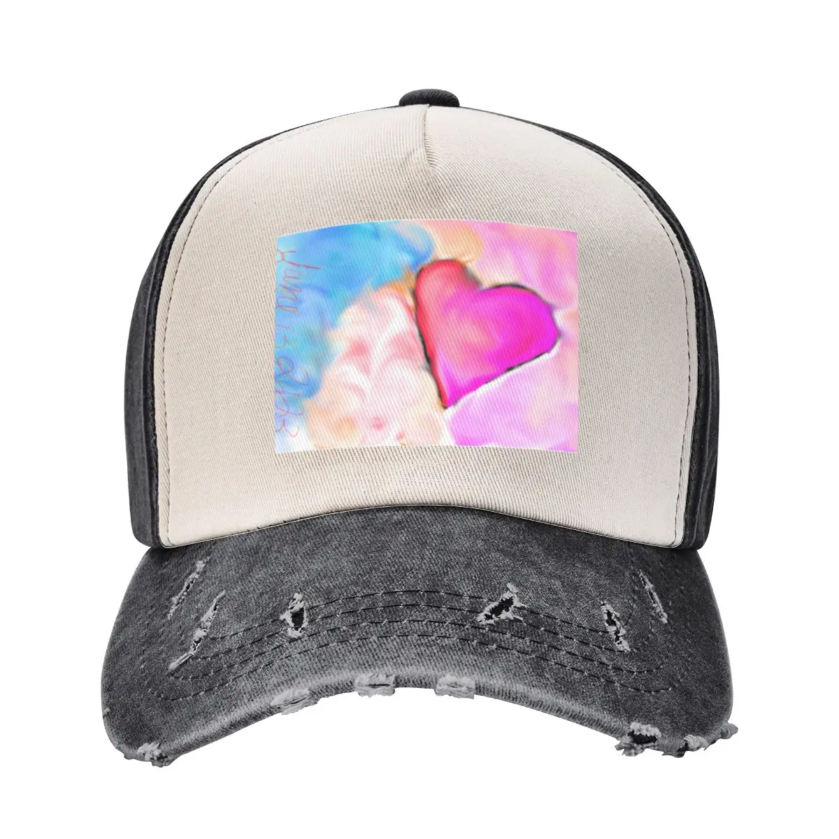Corazón: Flotando en las Nubes Gorra de béisbol Sombrero de senderismo Bolsa de playa Sombrero para el sol Golf Mujeres Hombres