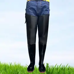 Fishing Waders Insulated Water Resistant Lightweight Thigh Waders with Nonslip Boots for Kayaking Gardening Hunting Agriculture
