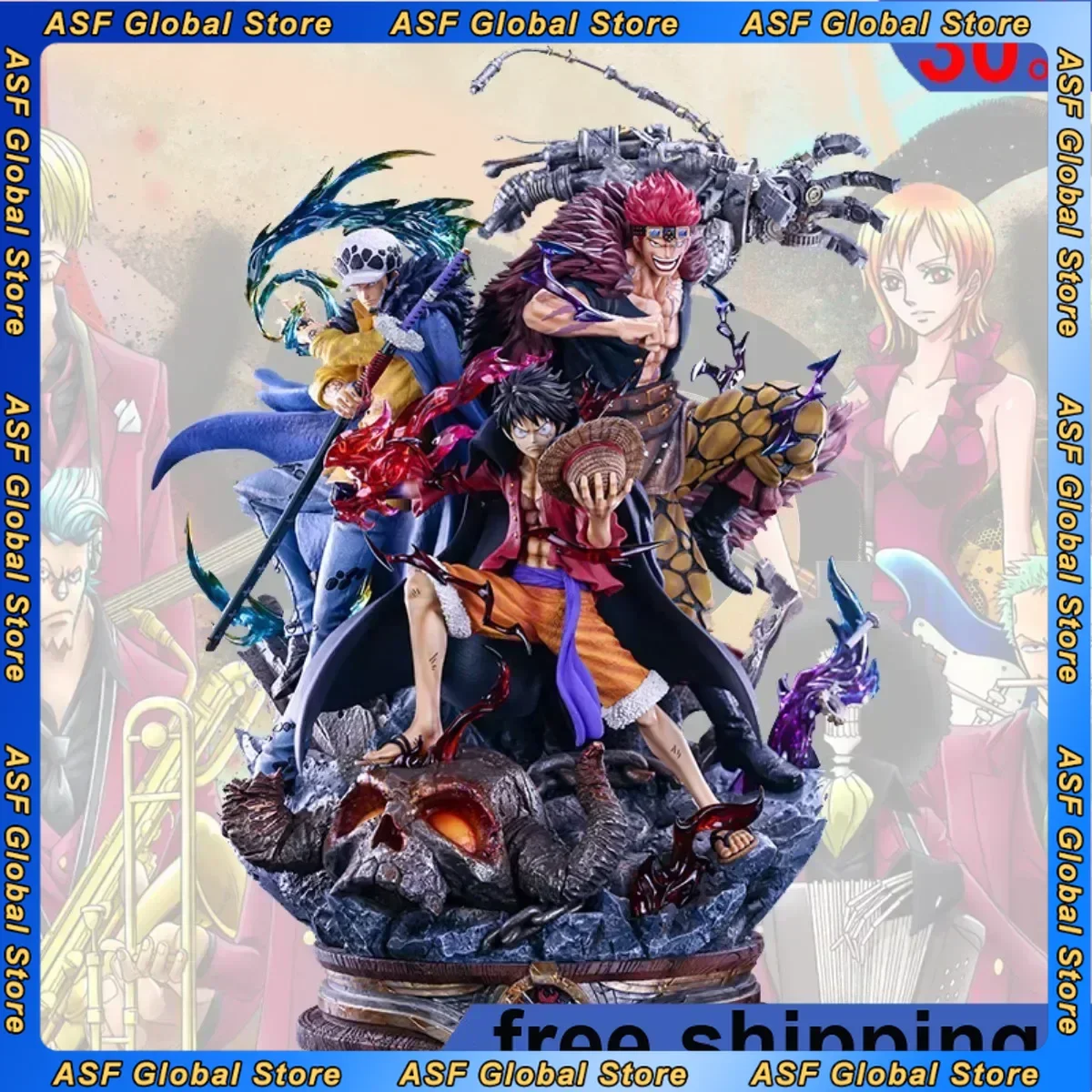 

Фигурки героев аниме «Луффи», 20 см