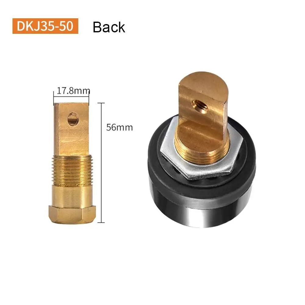 1Pcs Quick Connector Tool Fast Connector Socket Front/Rear Panel Rear Plate Welding Machine European Single Plate DKJ10-25 35-50