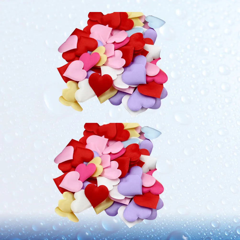 

200Pcs Sponge Heart Confetti Artificial Petals Wedding Engagement Party Supplies Table Decor Romantic Night Sponge Petals Heart