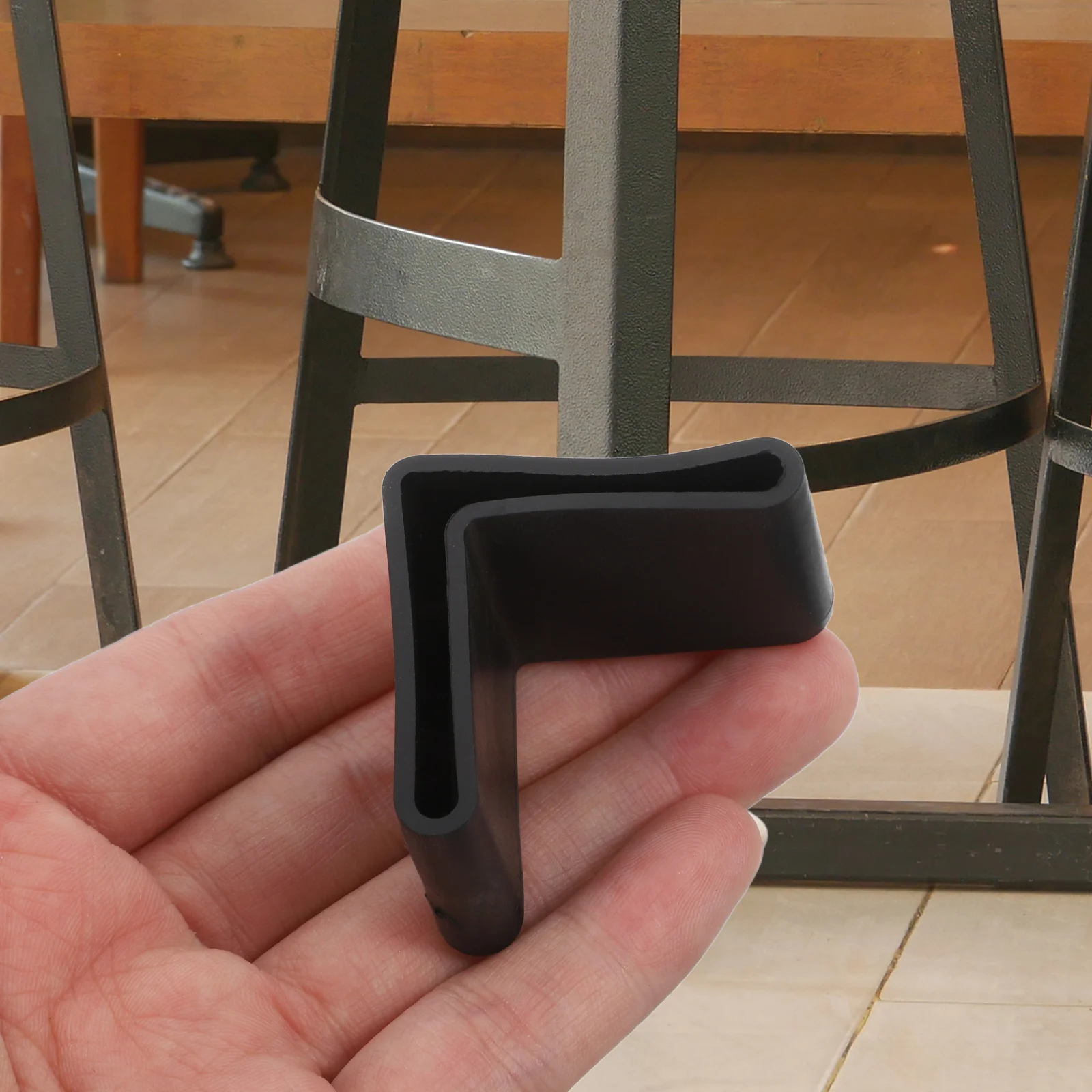 

12Pcs Triangular Furniture Foot Pads Rubber Leg Covers Non-Slip Table Chair Leg Protectors Home Table Feet Pads