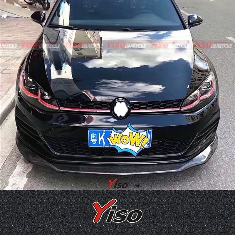 FOR VW GOLF 7.5 GTI Rline Volkswagen GOLF 7.5 GTI Modified Carbon fiber Yiso Front Lip