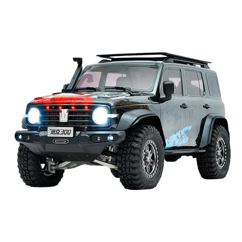 Remote Control Electric Model Car 1/8 Tank 300 Climbing Car Km Raytheon Third Anniversary Rc Differential Lock Off-Road Vehicle