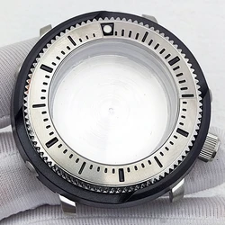 46mm Case NH35 Case Sapphire Glass Waterproof Case Rotating Gear Ring Mouth Case Suitable for NH35 dials Case NH35 Watch Case