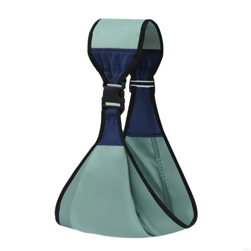 R66D Kekang Setengah Bungkus Perjalanan Bayi Nyaman Pelukan Bayi Tempat Bungkus Menyusui Bayi Baru Lahir untuk Berat