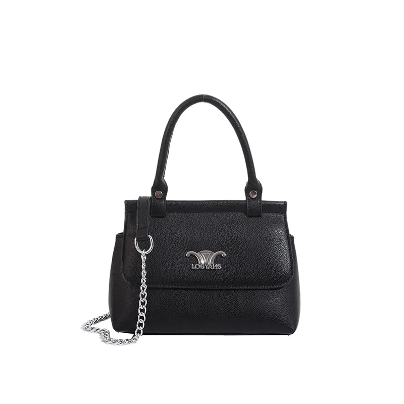 حقيبة يد بسيطة لعام 2025 - حقيبة كروس ثلاثية الطي مستوحاة من سيلين مع حزام آمن ومقبض قابل للتحويل