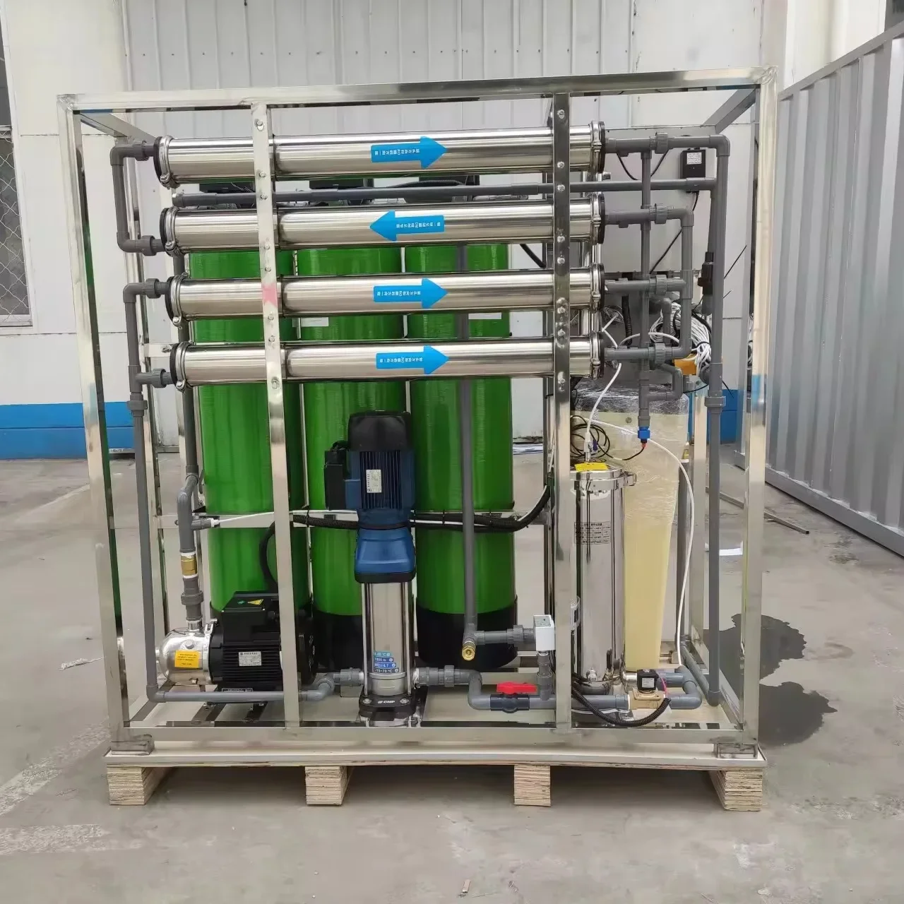 نظام المياه 1000 لتر ساعة 1000LPH ТС planta purificadora mas pequena 1000lph 2000lph qual esta la planta de 100o litros ph