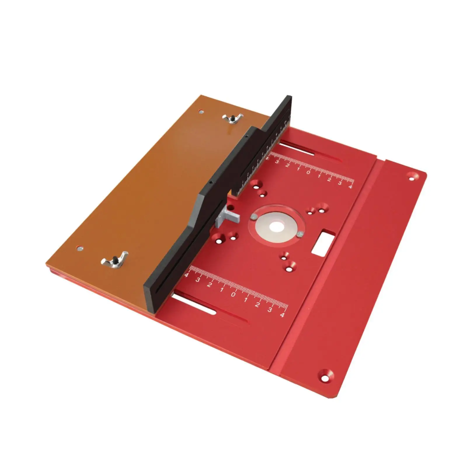 Router Workbench Insert Plate Woodworking Tool 9.4x9.6x1.6inch Portable Versatile for DIY Enthusiasts Easily Install