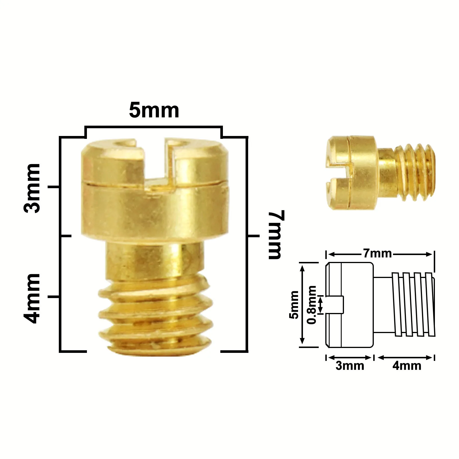 SCL MOTOS 99101-116 keihin Carburetor Main Jet Kit Replace for 50cc 80cc 100cc for PZ19 GY6 Dirt Bike Pit Bike #50-122