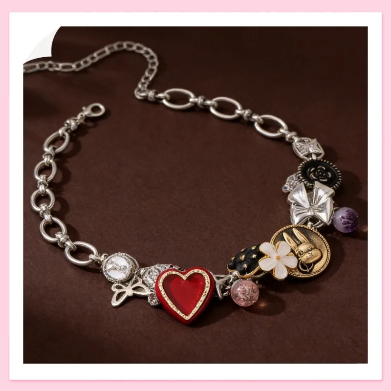 

Изысканное ретро-панк ожерелье: модная, стильная, повседневная цепочка на шею, простая универсальная цепочка на ключицы