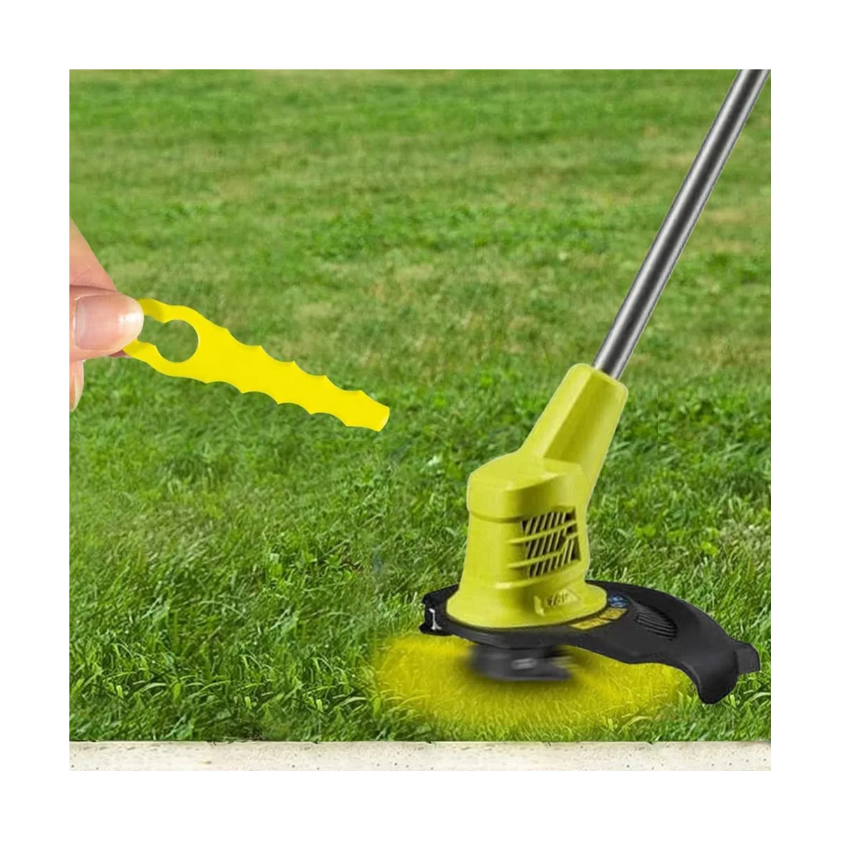 For Ryobi Trimming Head with Plastic Blade RAC155 Plastic Spare Blade Lawn Mower Grass Trimmer Head Cutter PartsJAS