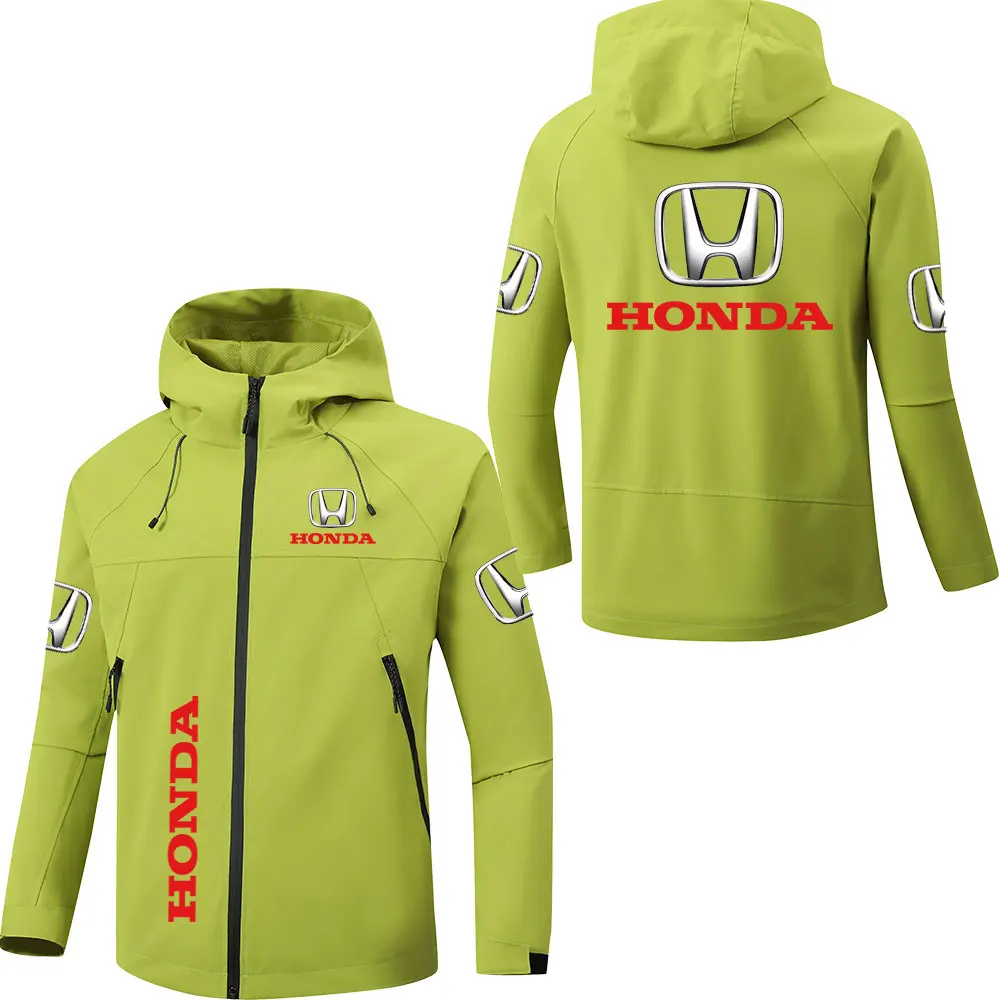 Осенне-зимняя одежда для гонок Honda с принтом для мужчин и женщин, спортивные куртки на открытом воздухе, водонепроницаемая пуховая ветрозащитная одежда для альпинизма