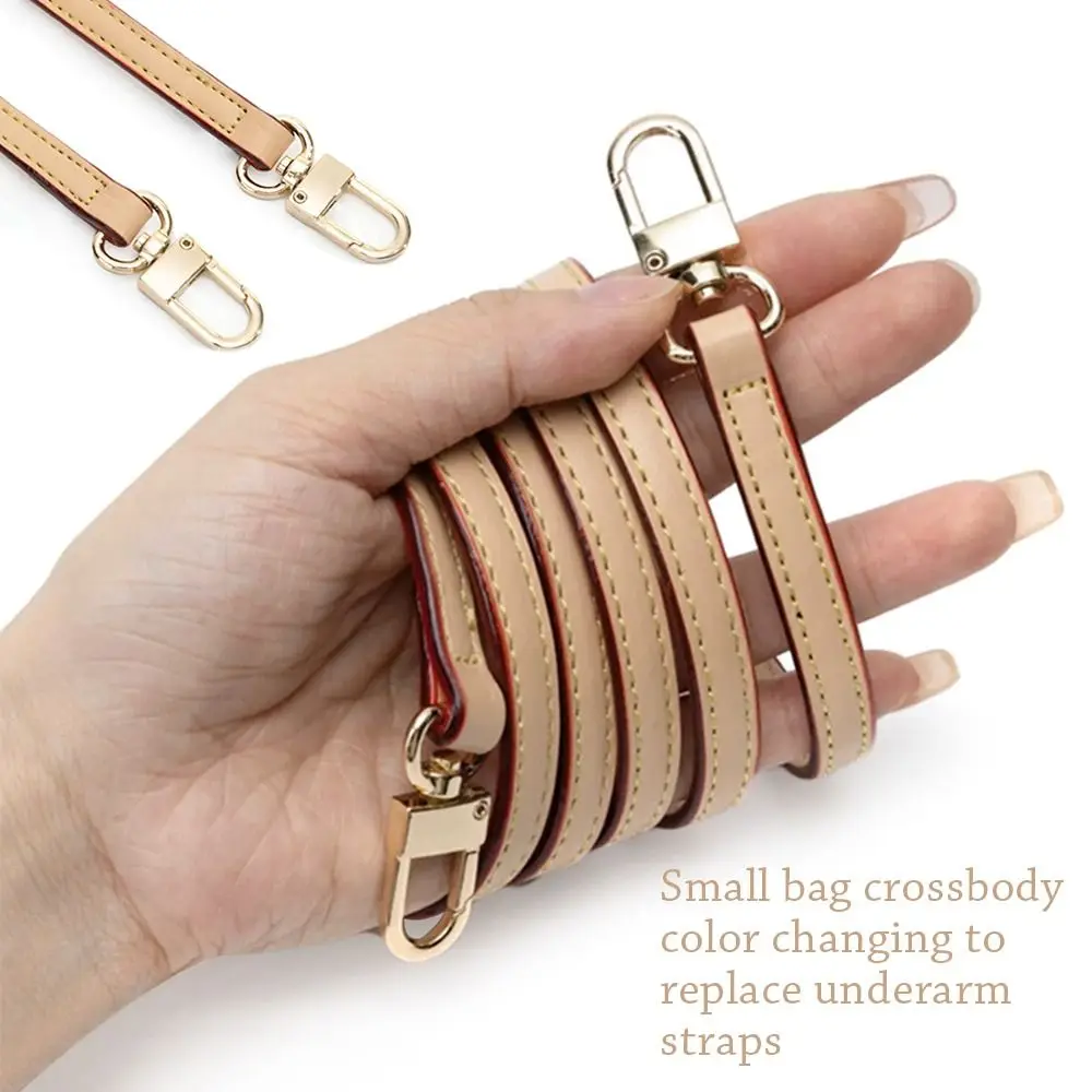 Women Leather Bag Strap Replacement Solid Color Handbag Belt Adjustable Thin Shoulder Bag Strap