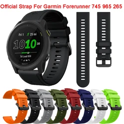 Bracelet de sport en silicone souple coloré, bracelet de musique, 22mm, Garmin Forerunner 255 265, Garmin Venu 3 2, Garmin Forerunner 745 965