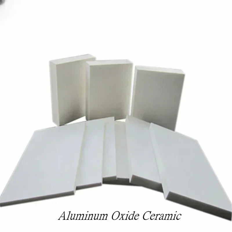 2PCS Alumina Ceramic Plate (100-185mm) - Custom Industrial Refractory Heat Shield, Wear-Resistant