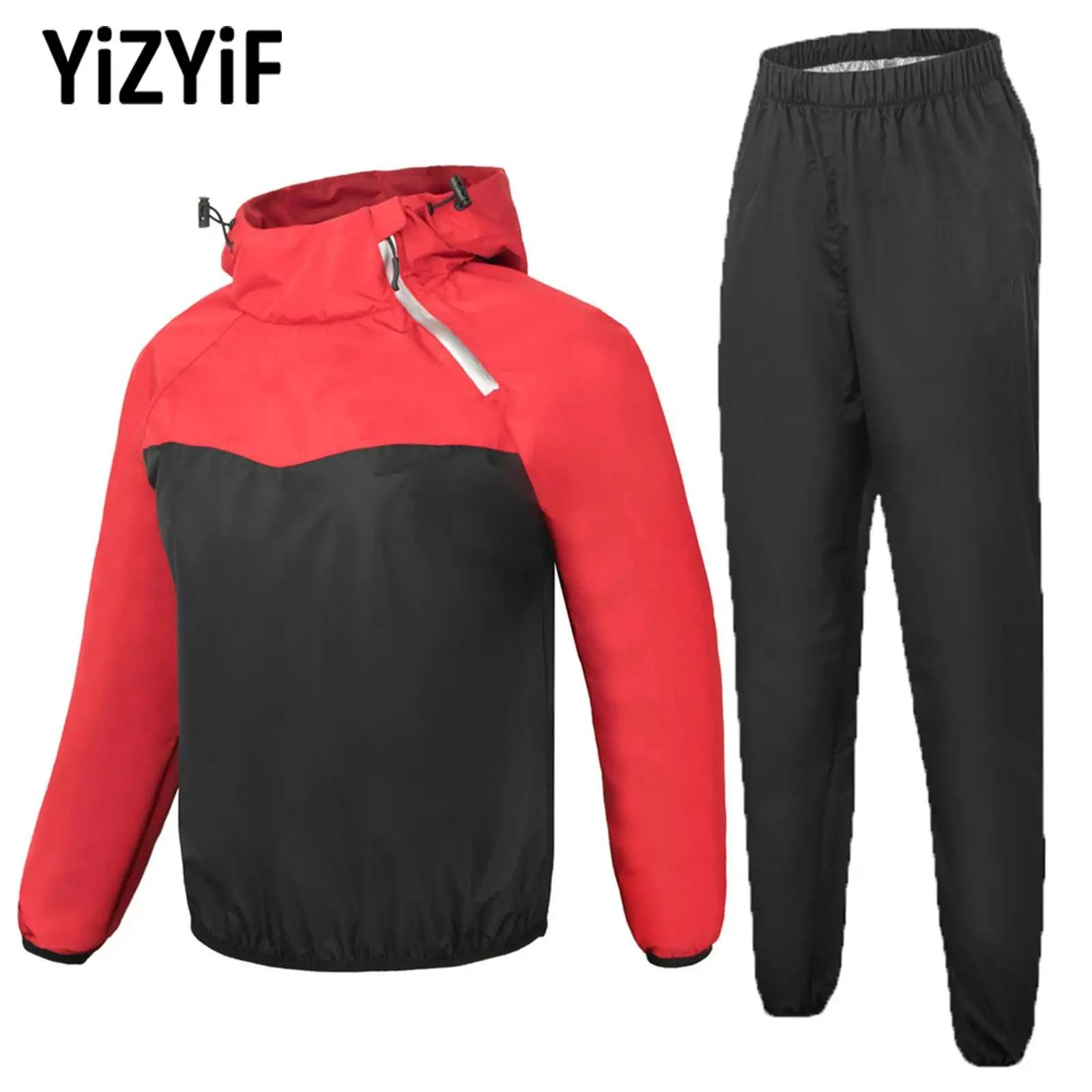 

Men Woman Sauna Suit Unisex Exercise Weight Loss Exercise Gym Fitness Workout Boxing Wrestling Windproof Sports Sweat Sauna Suit