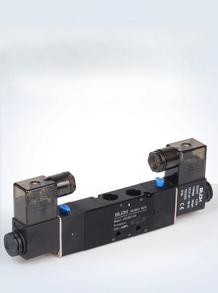 

Трехпозиционный пятиходовой электромагнитный клапан BLCH 4V230C/4V230P/4V230E-08DC24VAC220V