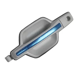 1 Piece No Painting LHD Door Handle For Pajero V73 V77 No Color With Chrome Strip For Montero