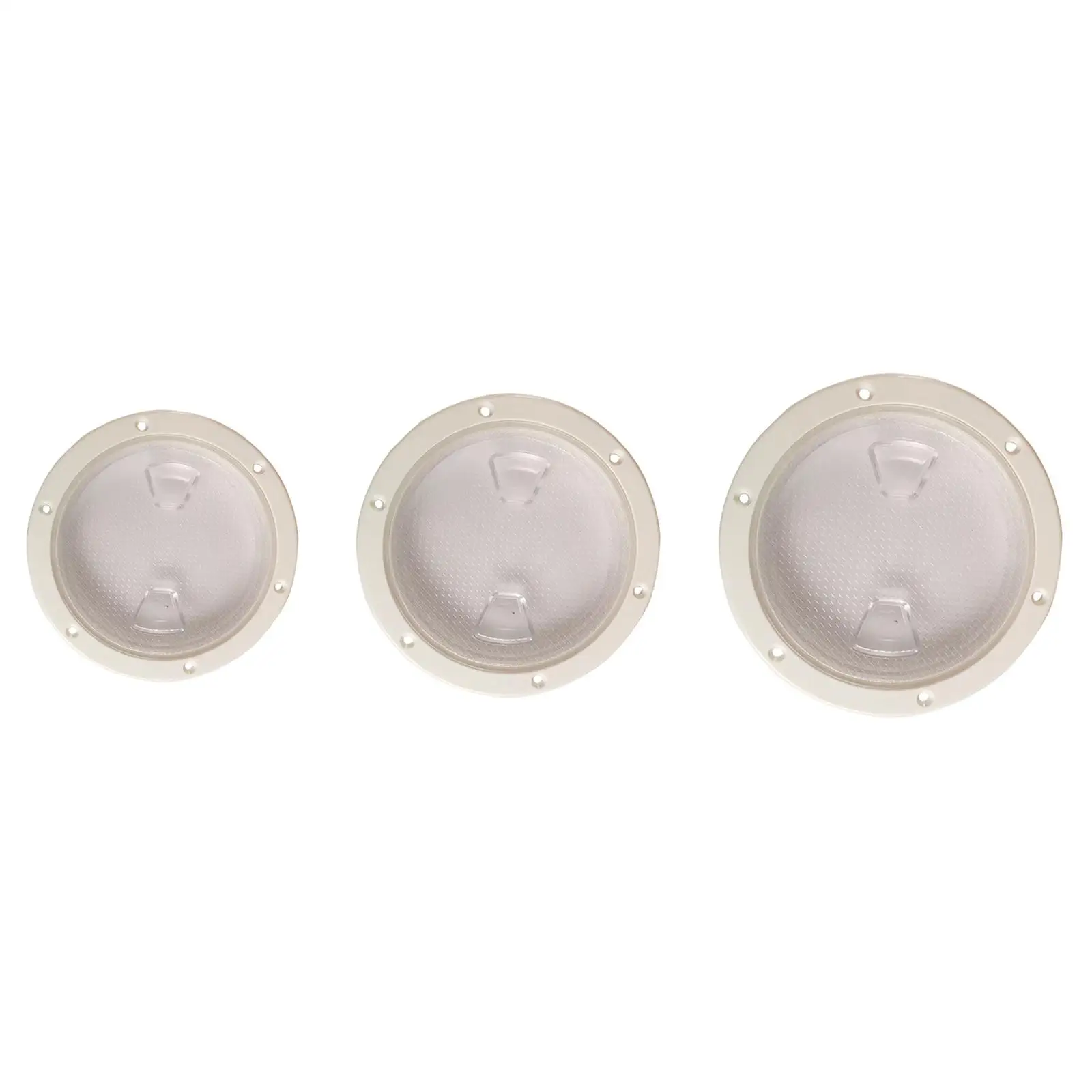 

Boat Deck Plate Cover Round Replace Parts Non Slip Professional Clear Inspection